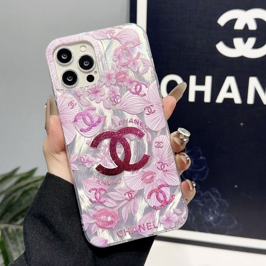 花柄 chanel アイフォン14 14プロカバー