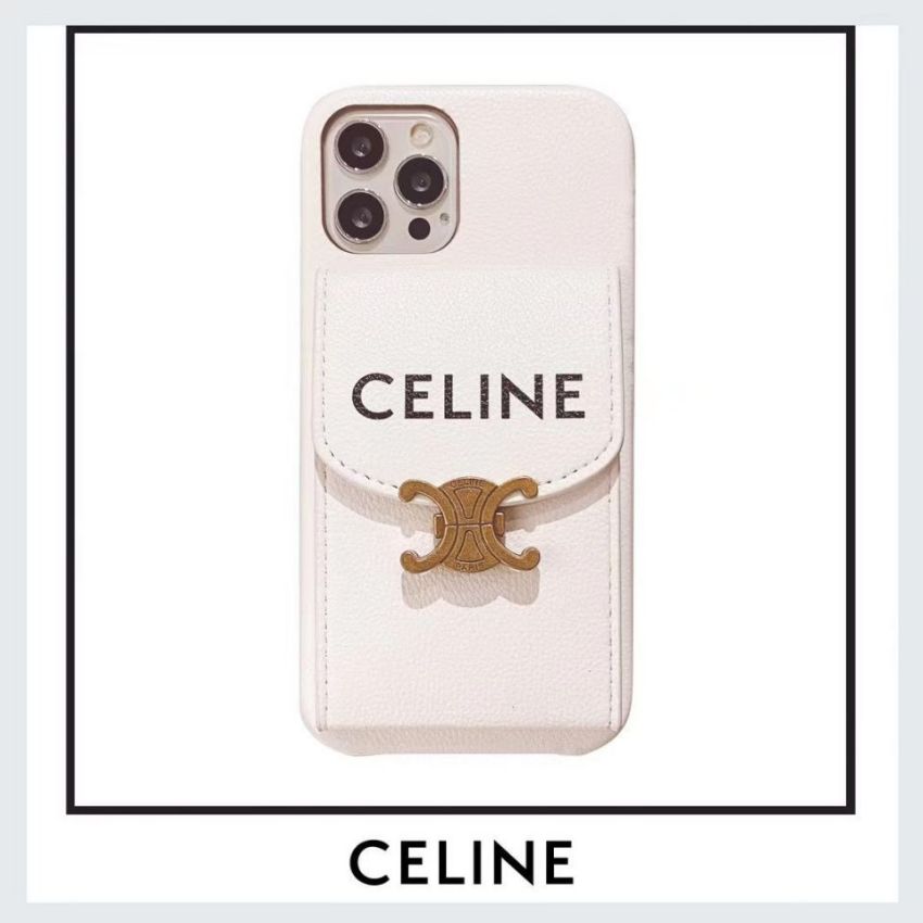 CELINE 財布付きカバー アイフォーン16 15プロマックス