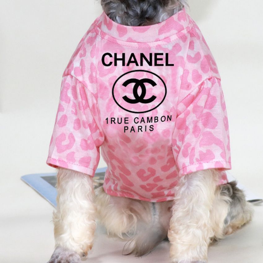 chanel 犬洋服 tシャツ