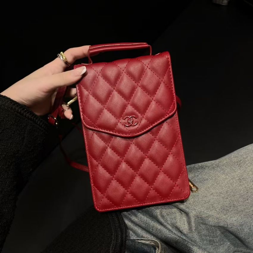 chanel ポーチ キルティング