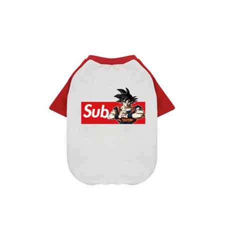 Supreme 犬の服 薄手 ｔシャツ シュプリーム 猫服 ドッグウェア 洋服 ブランド Supreme ペット服 綿製