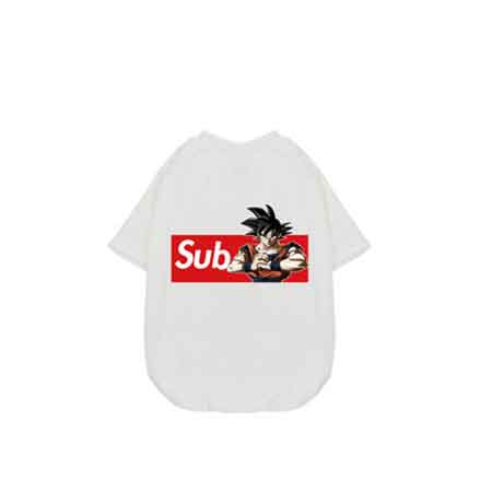 Supreme 犬の服 薄手 ｔシャツ シュプリーム 猫服 ドッグウェア 洋服 ブランド Supreme ペット服 綿製