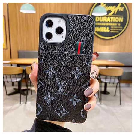 Iphone12pro Maxケース ルイビトン カードケース付き Lv Iphone12 12miniレザーケース ビジネス風 上品