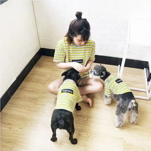 シュプリーム 犬のｔシャツ 親子服